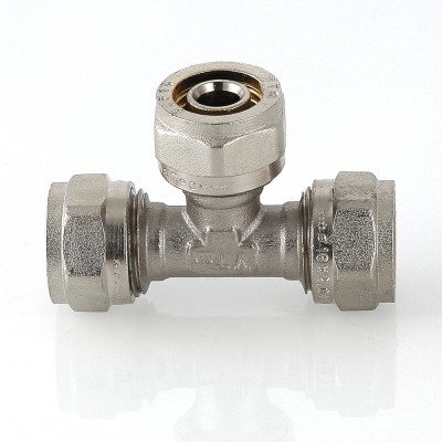 VTm.331.N.261626 Фитинг обжимной – тройник Valtec 26 х 16 х 26 мм  - Вид №4