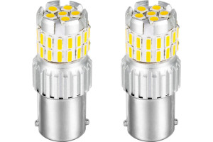 19555578 Светодиодная автолампа P21W, 1156-30+6SMD, 12 В, 2 шт. SL0032 JR AUTOGIFT