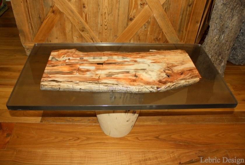 ANTICO TRENTINO Низкий круглый журнальный столик из полимера Tavoli in legno pietrificato sun-id-1452581 - Вид №21