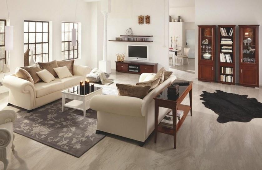 SELVA Тумба под телевизор из вишневого дерева с ящиками Luna 5233 - Вид №2