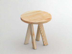 Журнальный столик из массива дерева