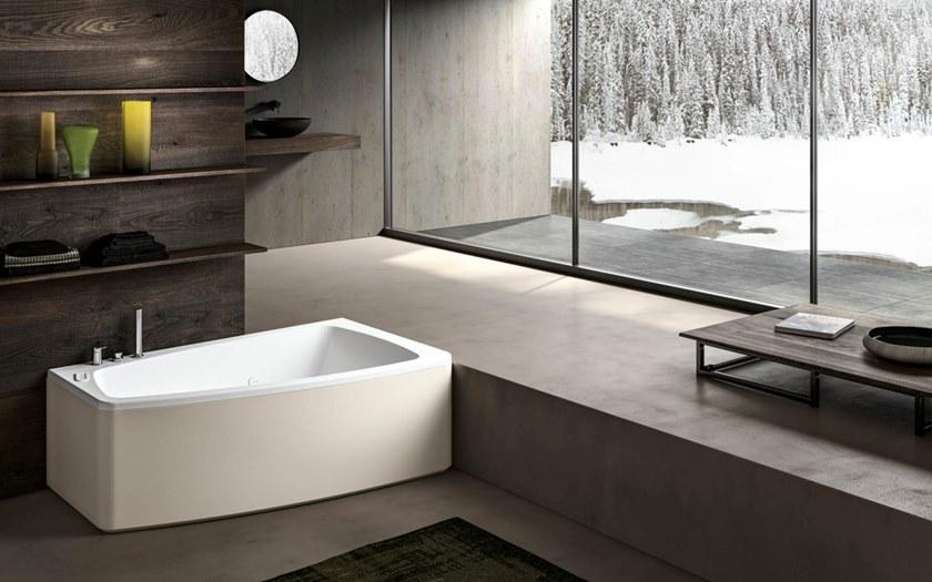 Albatros Асимметричная акриловая ванна с гидромассажем Thea 01th75bs - Вид №1