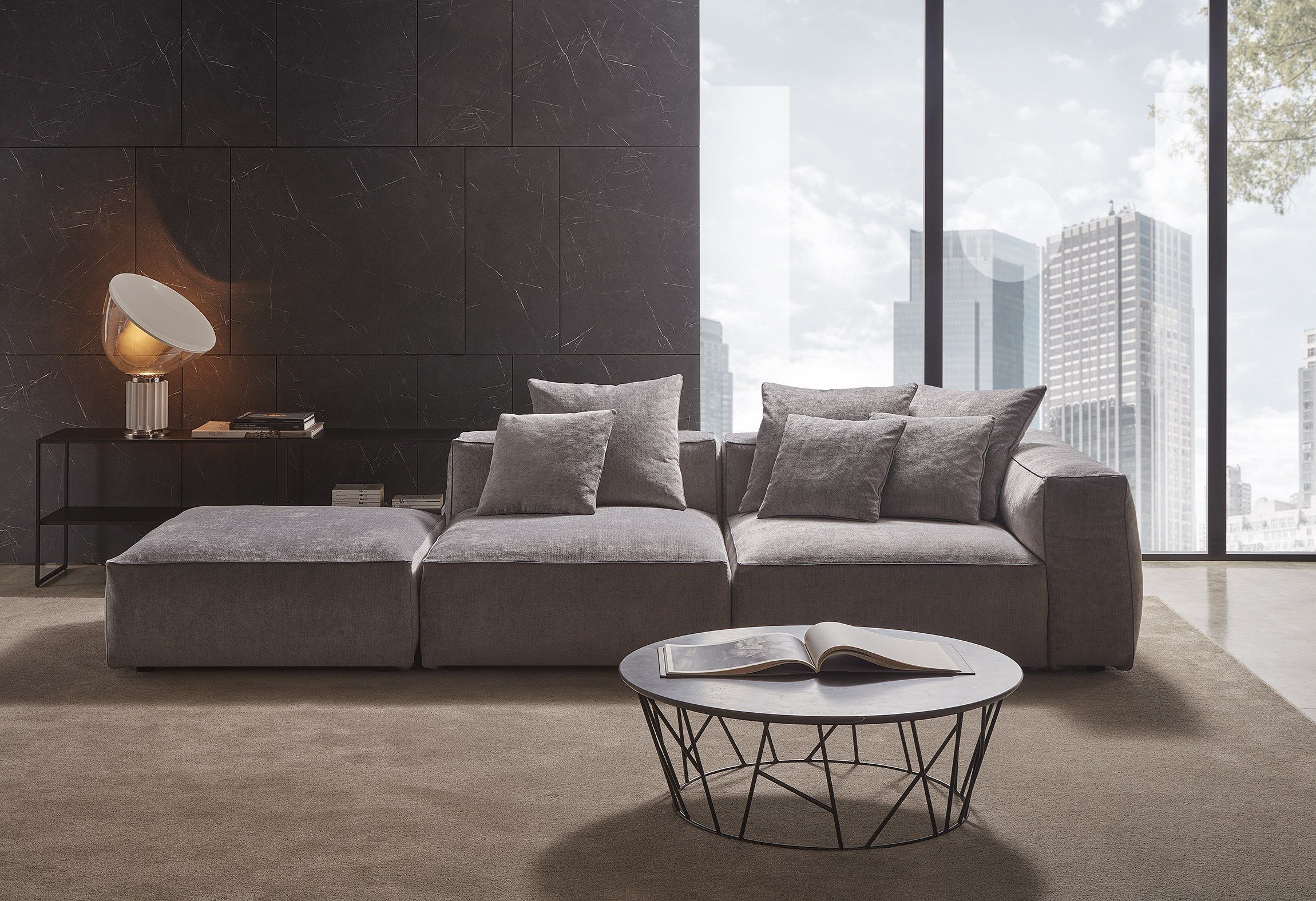 Угловой диван из ткани Marelli GARY ARCH-00126881 - Вид №7