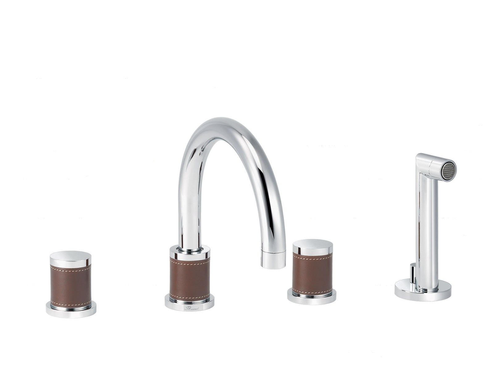 Набор для ванны с 4 отверстиями и ручным душем rvb FLAMANT DOCKS ARCH-00037839 - Вид №1