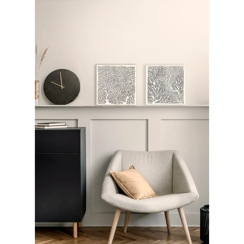 Картина Векторная красота 30x30 см 2 шт FBRUSH STLM-2021516 - Вид №6