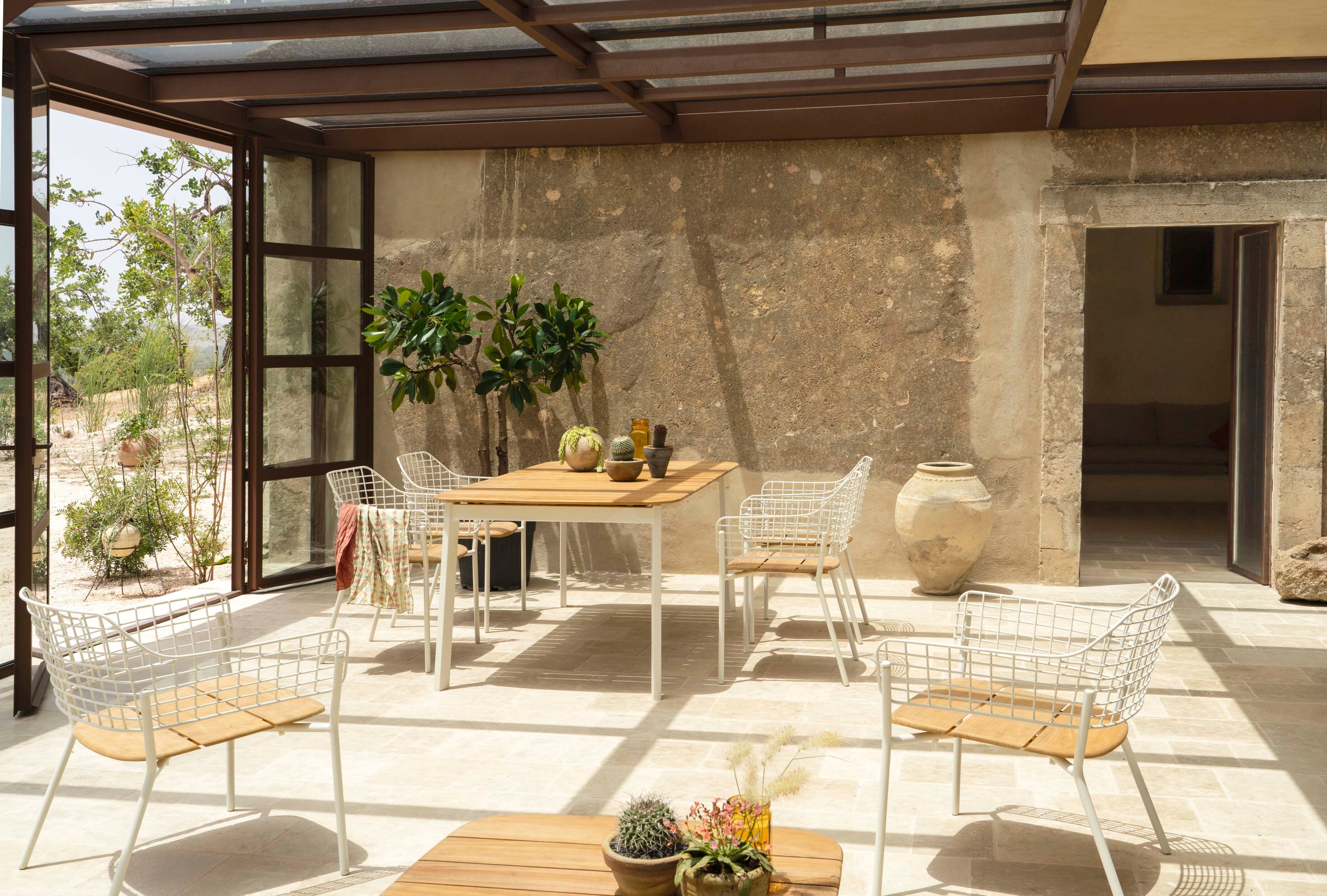 Стул для сада из нержавеющей стали с подлокотниками emu Lyze ARCH-00025510 - Вид №9