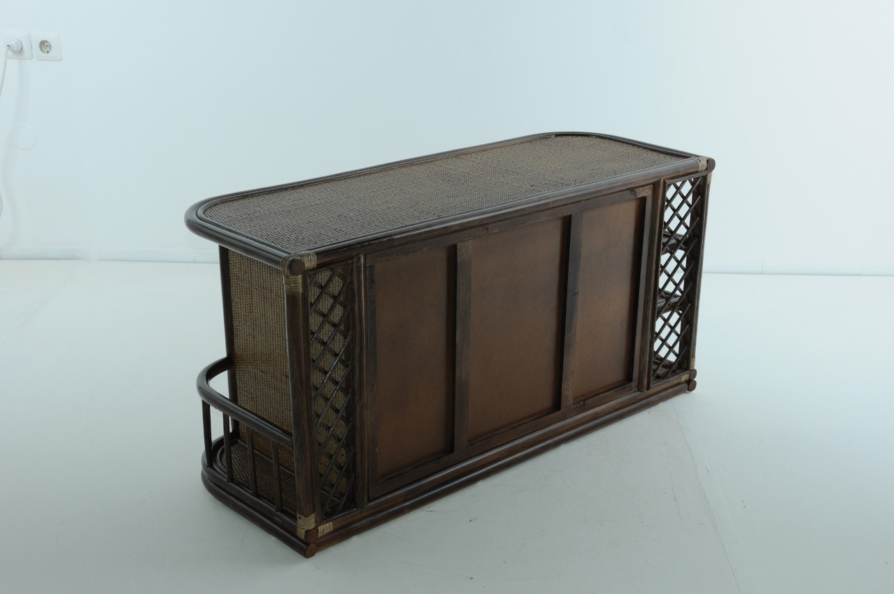 Комод из ротанга темно-коричневый "Темный коньяк" 08/35 VINOTTI  00-3885296 Коричневый  - Вид №3