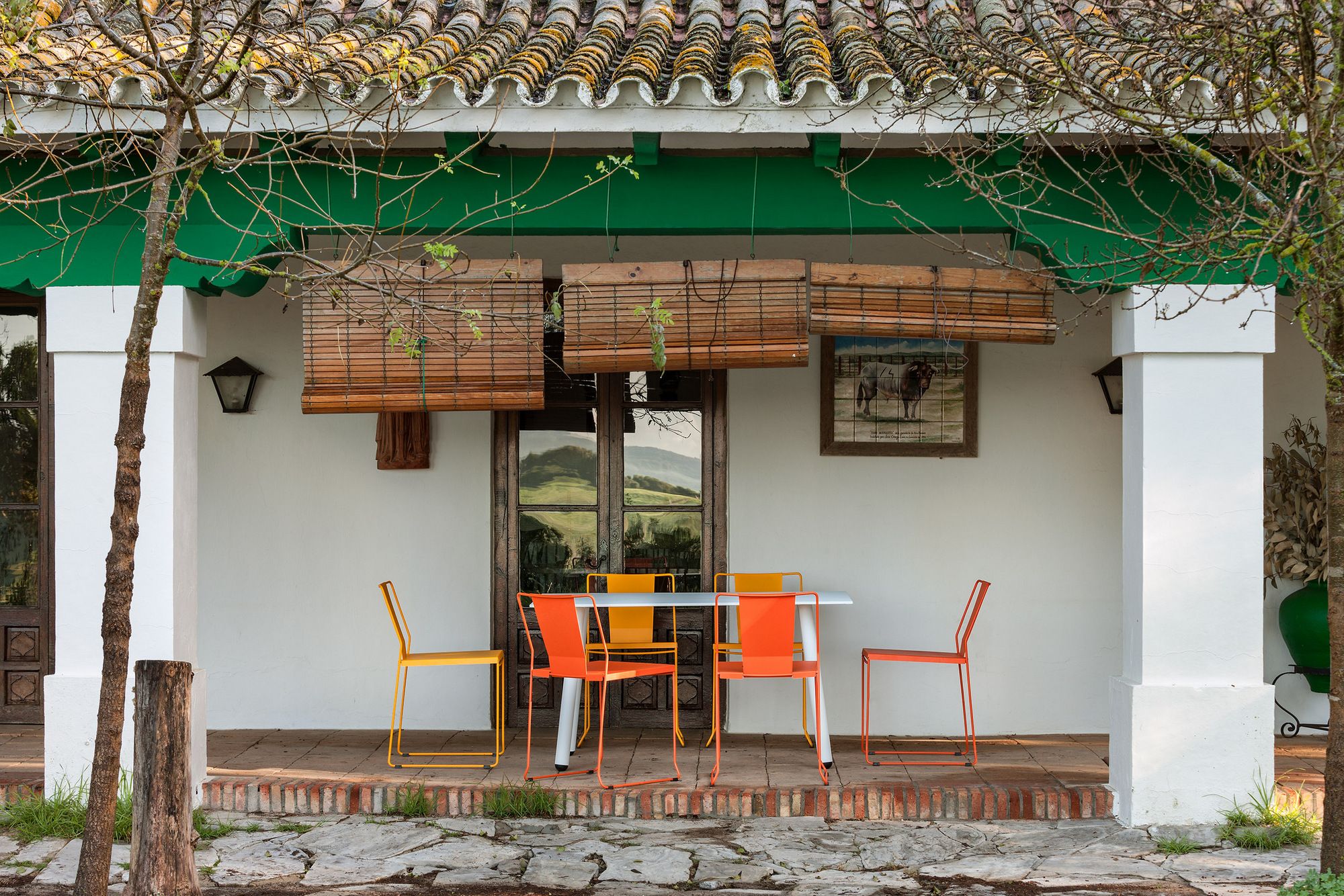 Стальной квадратный садовый стол iSimar CORSICA ARCH-00127615 - Вид №1