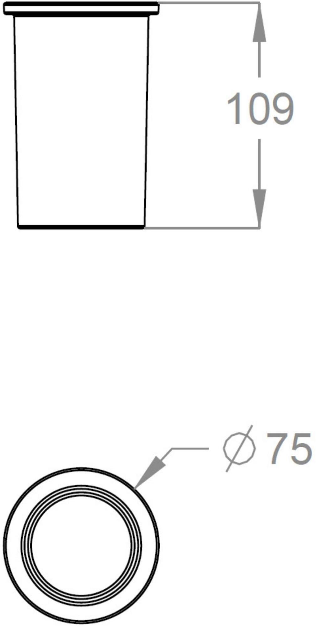 Fir Italia Держатель зубных щеток на столешнице из стекла Accessoriessteel Abin02c - Вид №2
