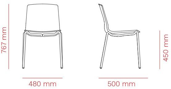 Mara Стул для конференций штабелируемый из бука  3000l  - Вид №8