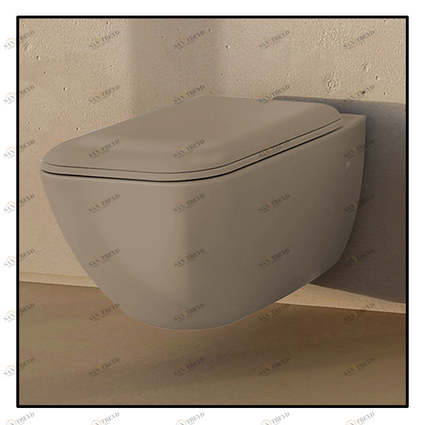 SHCOVSAV Подвесной унитаз настенный Бежевый Ceramica Cielo SHUI Comfort Италия