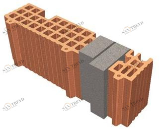 T2D Предварительно собранная специальная деталь полублока Tris® portante - masserano (bi) M771