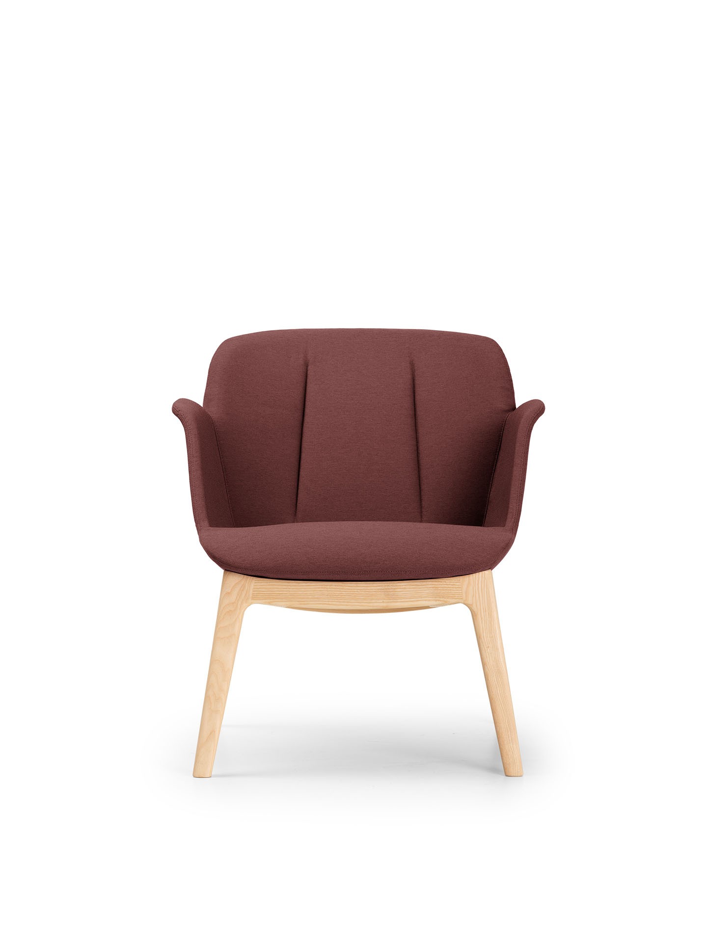 HV 7094 Armchair with 4 legs wooden base True Design Hive