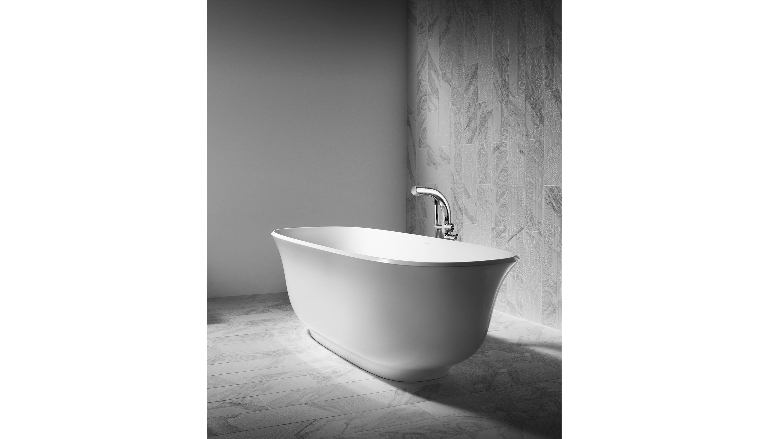 AMT-N-GR-NO Ванна отдельностоящая Victoria + Albert Amiata Light Grey - Вид №1