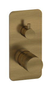 Встроенный смеситель для душа с двухходовым дивертером WE ARE IB ga310mb Modern Bronze Gatsby