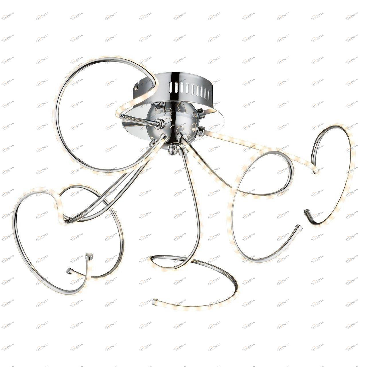 Потолочный светодиодный светильник Globo Rebel 67814D1 GLOBO REBEL 102986 Хром Ceramica Globo