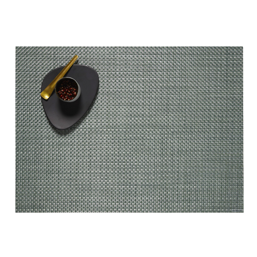 Салфетка виниловая Jade, жаккардовое плетение, 36х48 см Chilewich C100110048 - Вид №2