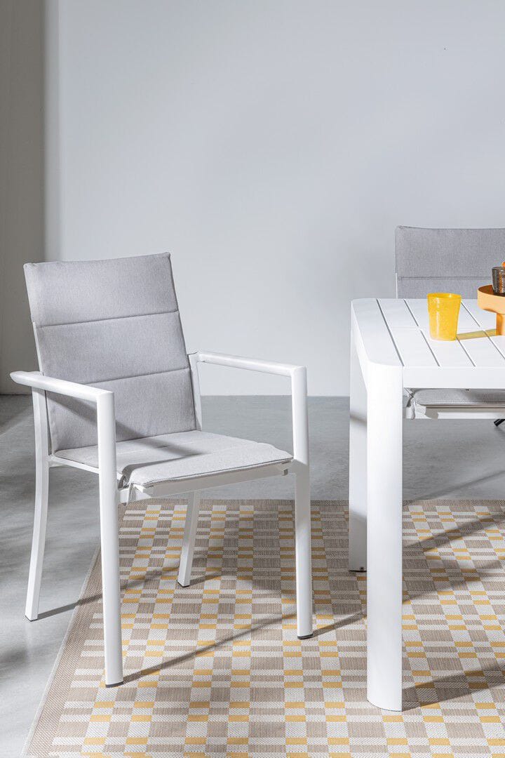 Алюминиевый выдвижной прямоугольный садовый стол BIZZOTTO KIPLIN ARCH-00073199 - Вид №14