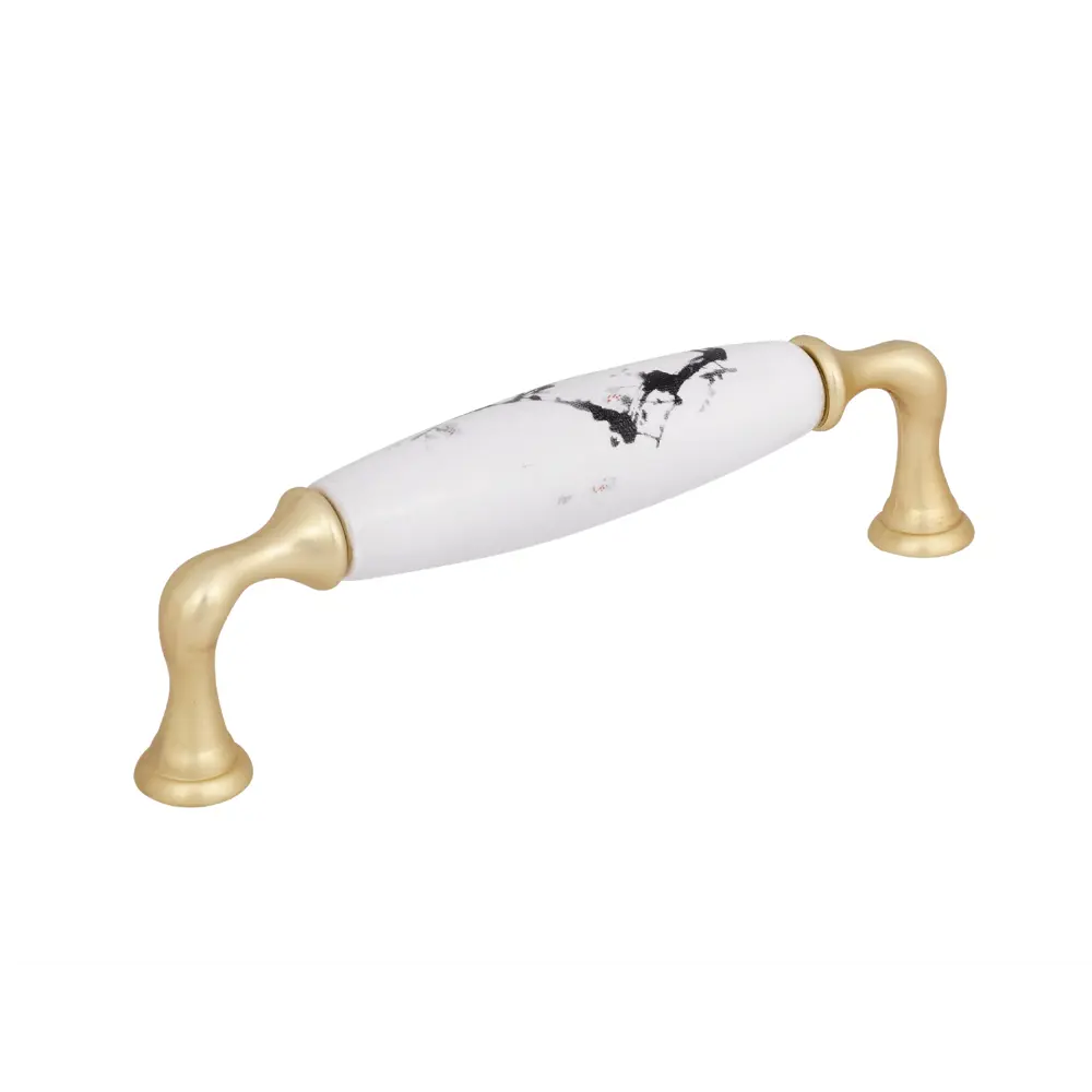 86899817 Ручка-скоба мебельная Casalingo ЦАМ 128 мм цвет матовое золото STLM-1004099 PALLADIUM 