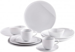 02A293A90002C MG Вывода - betterplace дизайна 2 идет набор 12 частей белого Kahla-porzellan