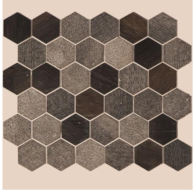 Ideamarmo Мраморная мозаика Esagonale Exg 604 - Вид №1