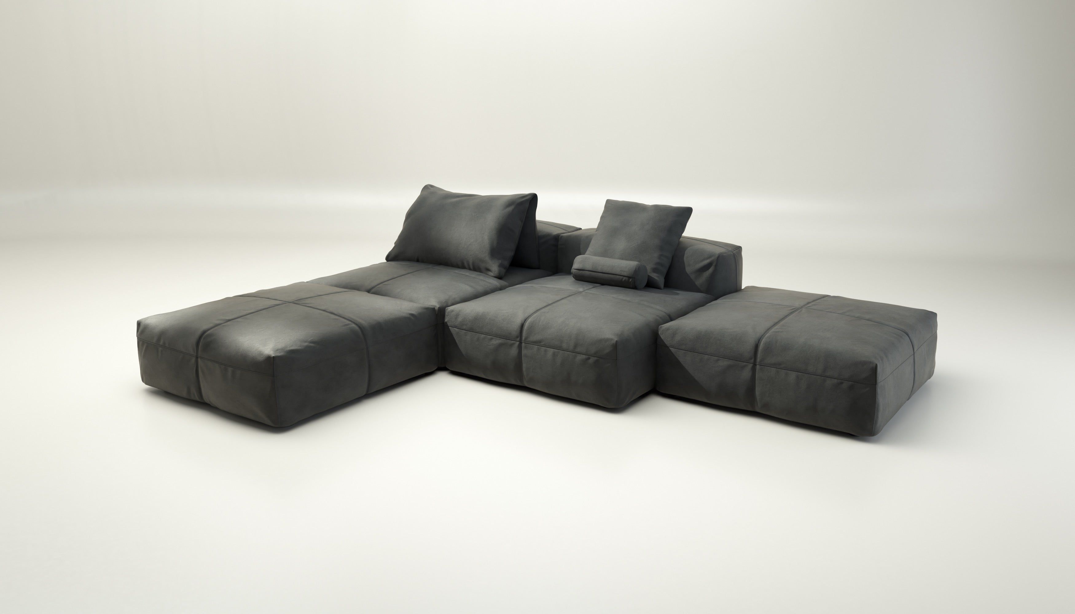 Кожаный модульный диван vetsak Leather ARCH-00066627 - Вид №3