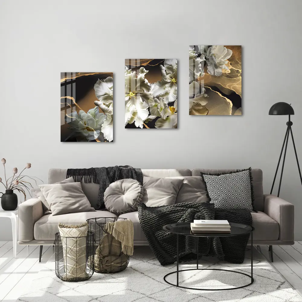Картина на стекле Белые ирисы 2 60x80 см 85283012 STLM-2151709 ARTABOSKO  - Вид №4