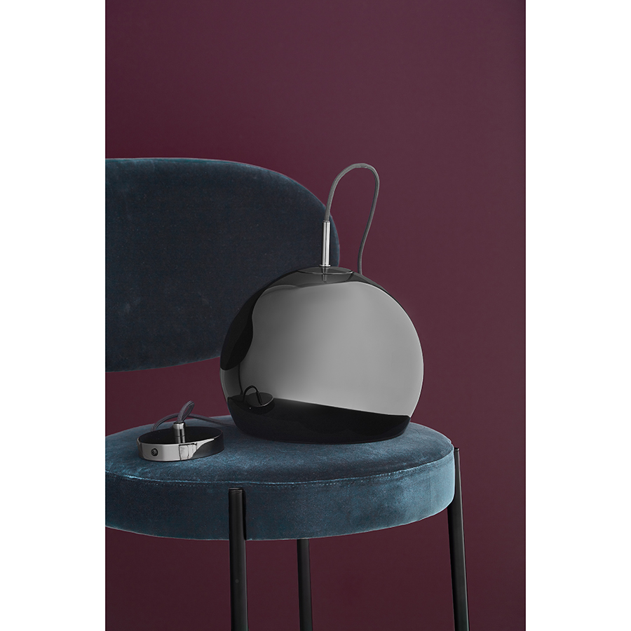 13705505001 Лампа подвесная ball, 20хD25 см, хром в глянце Frandsen  - Вид №3