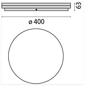 PERFORMANCE iN LIGHTING Бра / потолочный светильник из технополимера sun-id-1457622 - Вид №5