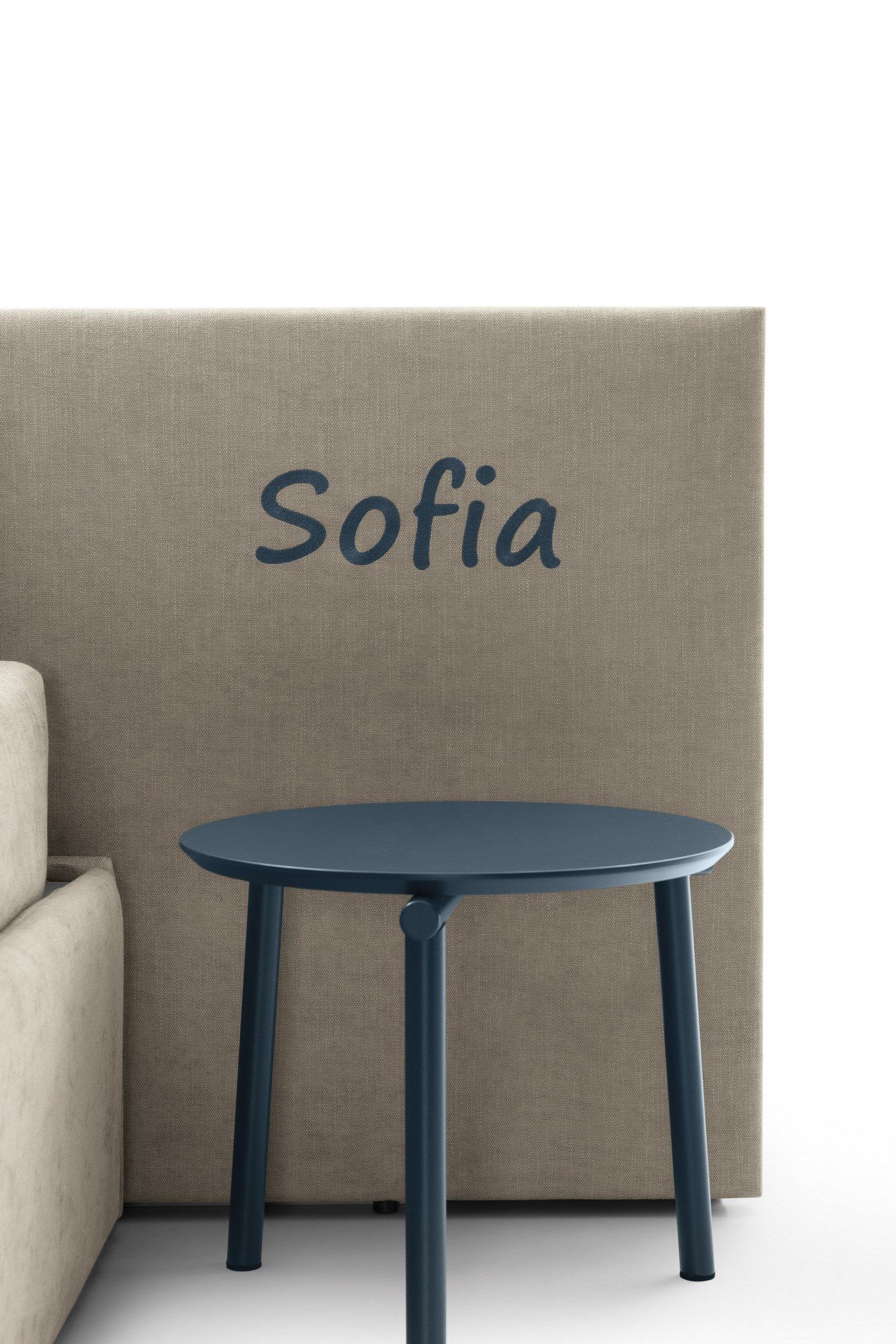 Односпальная кровать с мягким изголовьем Bolzan Line ARCH-00044650 - Вид №3