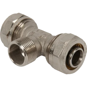 Тройник комбинированный Valtec 26x3/4"x26 мм НР никелированная латунь VTM.333 10520245 STLM-2120520