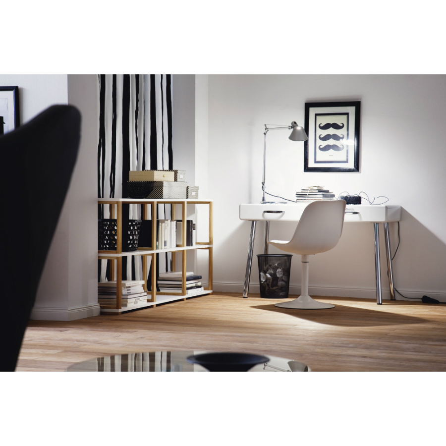 Стеллаж Tenzo Art, 80x178x36, дуб, белый 2332001 - Вид №2