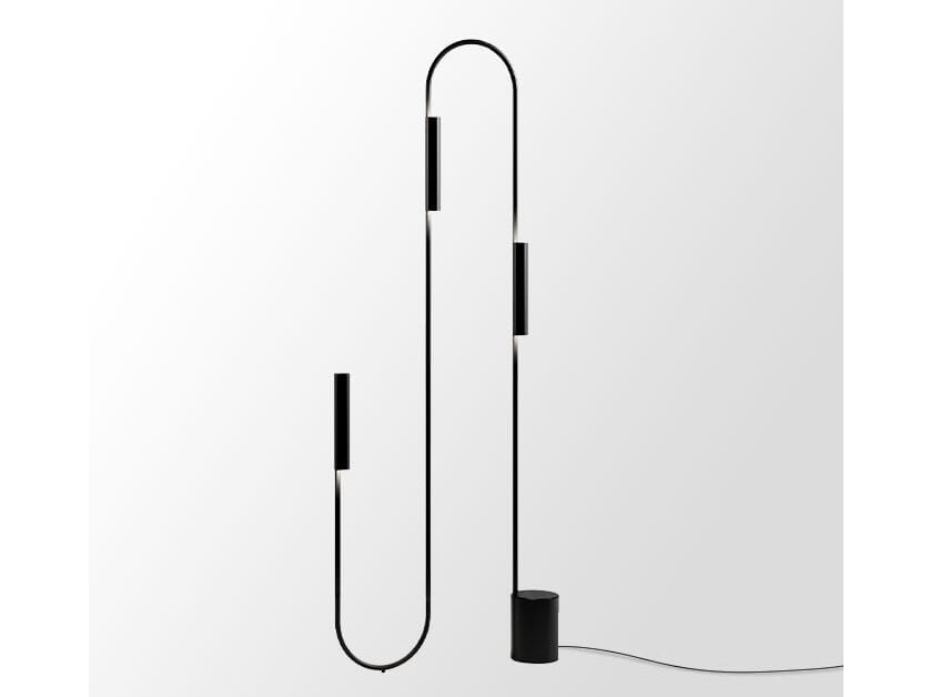 Латунь регулируемый светодиодный торшер Rakumba Pop ARCH-00144443