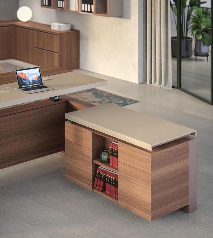 ESTEL GROUP Рабочий стол из дерева и кожи Altagamma sun-id-1460507 - Вид №4