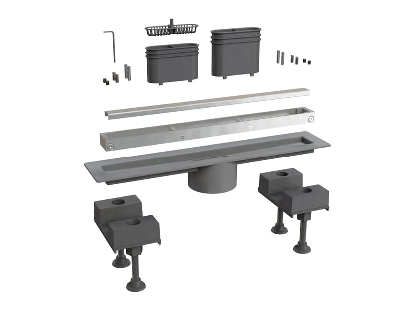 Слив для душа из нержавеющей стали Bonomini Canalissima ARCH-00132462