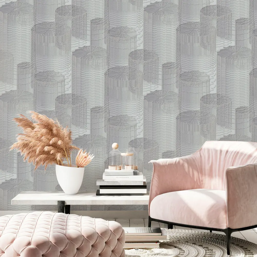 ОБОИ 1,06Х10М ФЛИЗ FLOW ГОЛ OR8024-03 ORNAMY STLM-2021013 - Вид №2