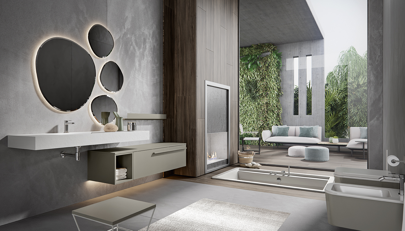 Edone МЕБЕЛЬ ДЛЯ ВАННОЙ с мягкими и элегантными линиями sun-id-2009029 - Вид №10