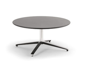 Журнальный столик из стали и дерева