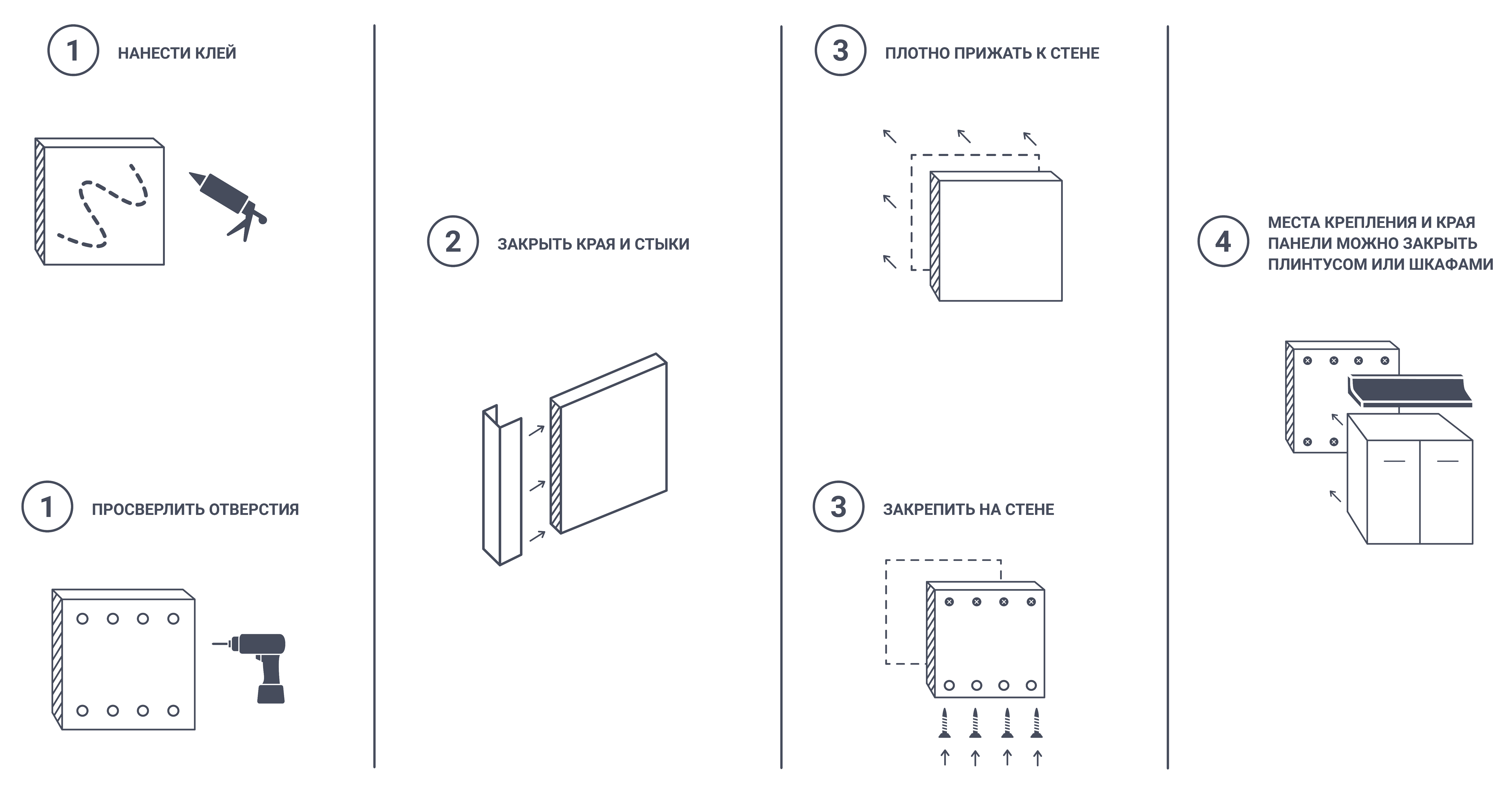 Стеновая панель DELINIA Рашчер 244x60 см глянцевая разноцветная 86385520 STLM-0068396 - Вид №3