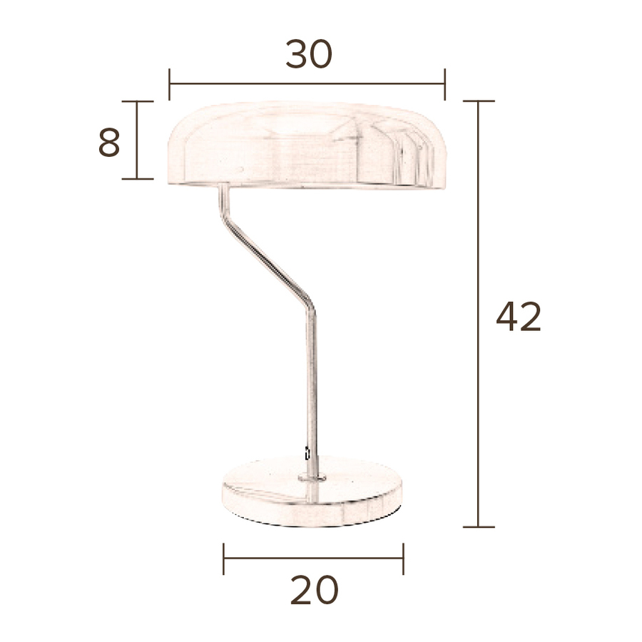 Лампа настольная Eclipse, черная Dutchbone 5200038 - Вид №5