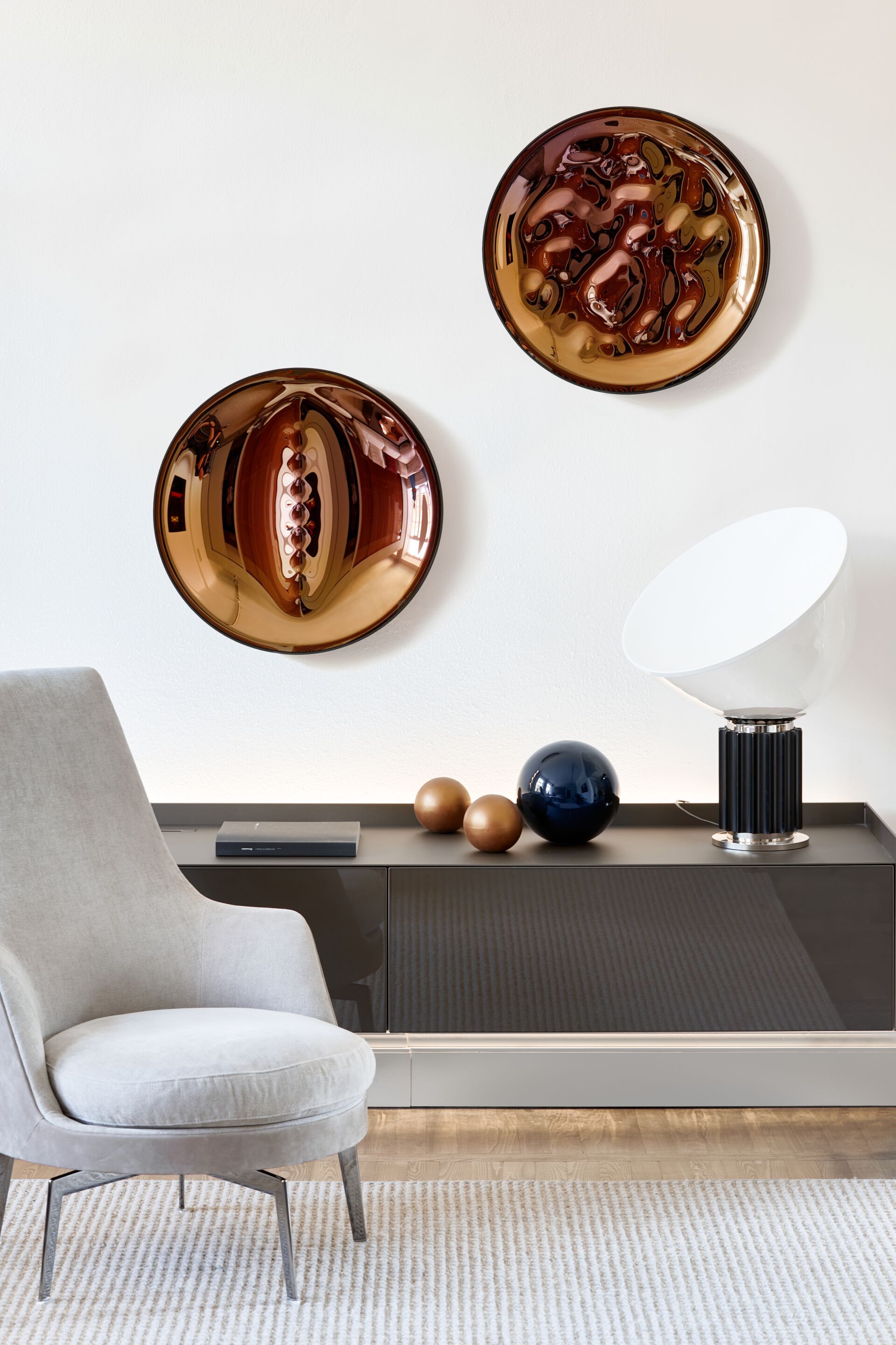 Декоративная стеклянная пластина с титановым покрытием an&angel Sun &amp ARCH-00069987 - Вид №3