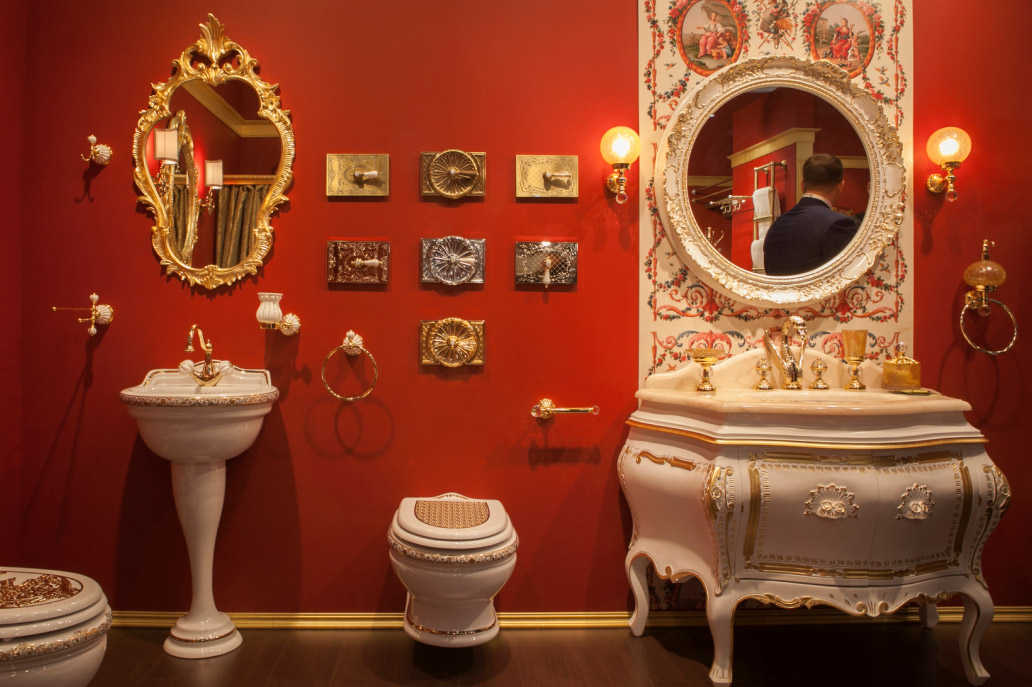 Тумба под раковину MIGLIORE Vittoria ML.VIT-BA115.BI.AG Bianco с декором Argento GM.VIT-BA115.BI.AG - Вид №4