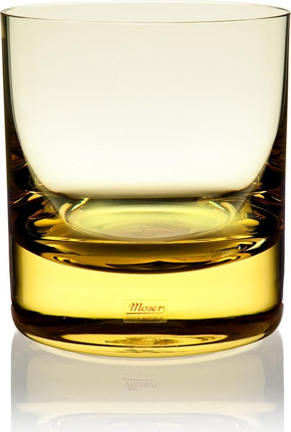 59416 Moser Стакан для виски Moser Виски сет 370мл (желтый) Хрусталь бессвинцовый 