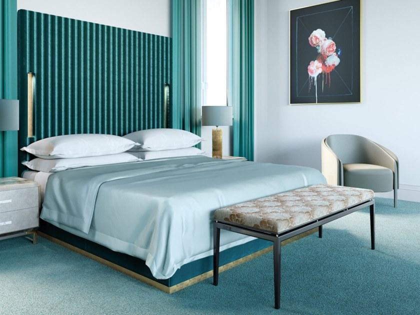 Jetclass Кровать двуспальная с обивкой и высоким изголовьем  Jpz101.16, jpz101.18, jpz101.20  - Вид №2