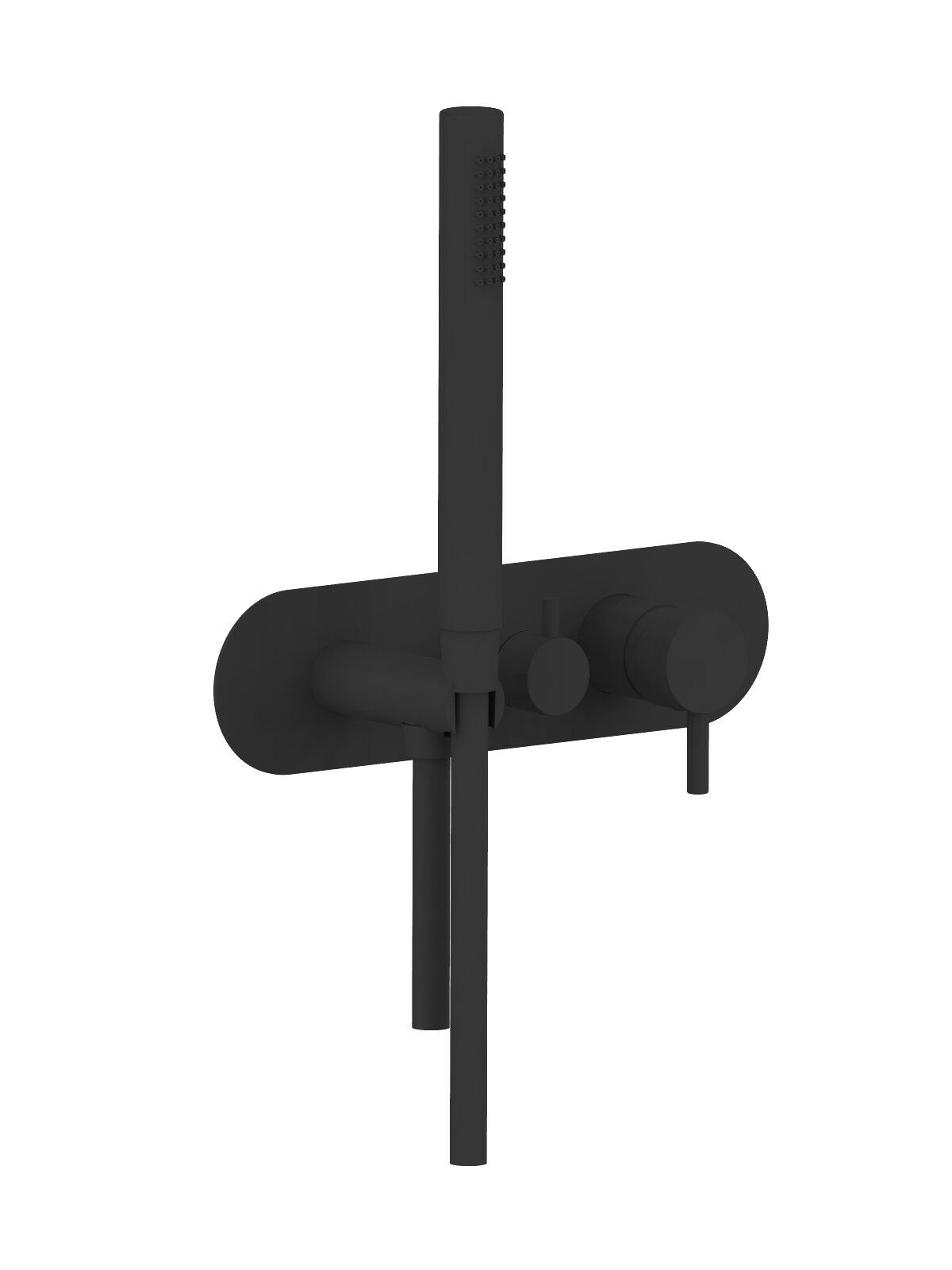 3 отверстия утопленный однорычажный смеситель для душа Rubinetterie Frattini Pepe XL ARCH-00143936 - Вид №25