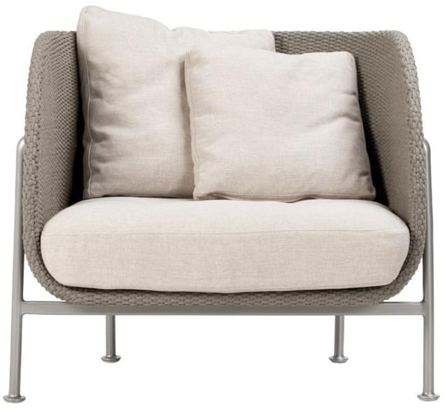 JANUS et Cie Клубное кресло на веревке с подлокотниками Gina sun-id-1486565 - Вид №1