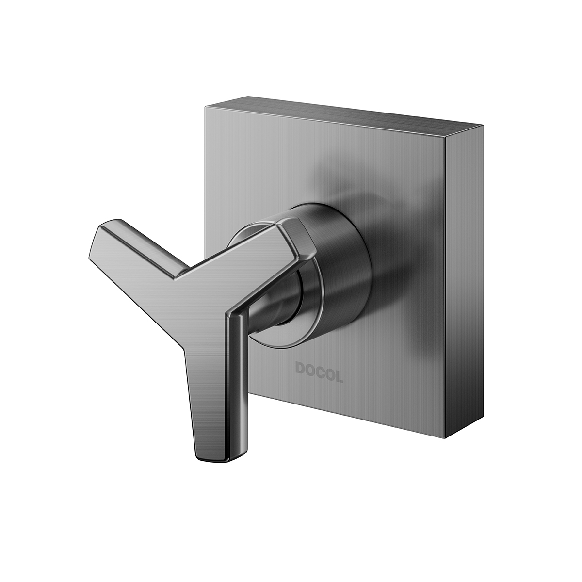 00877470 Отделка для базового регистра Deca 1,1/4 дюйма и 1,1/2 дюйма матовый графит Docol DOCOL CITY 