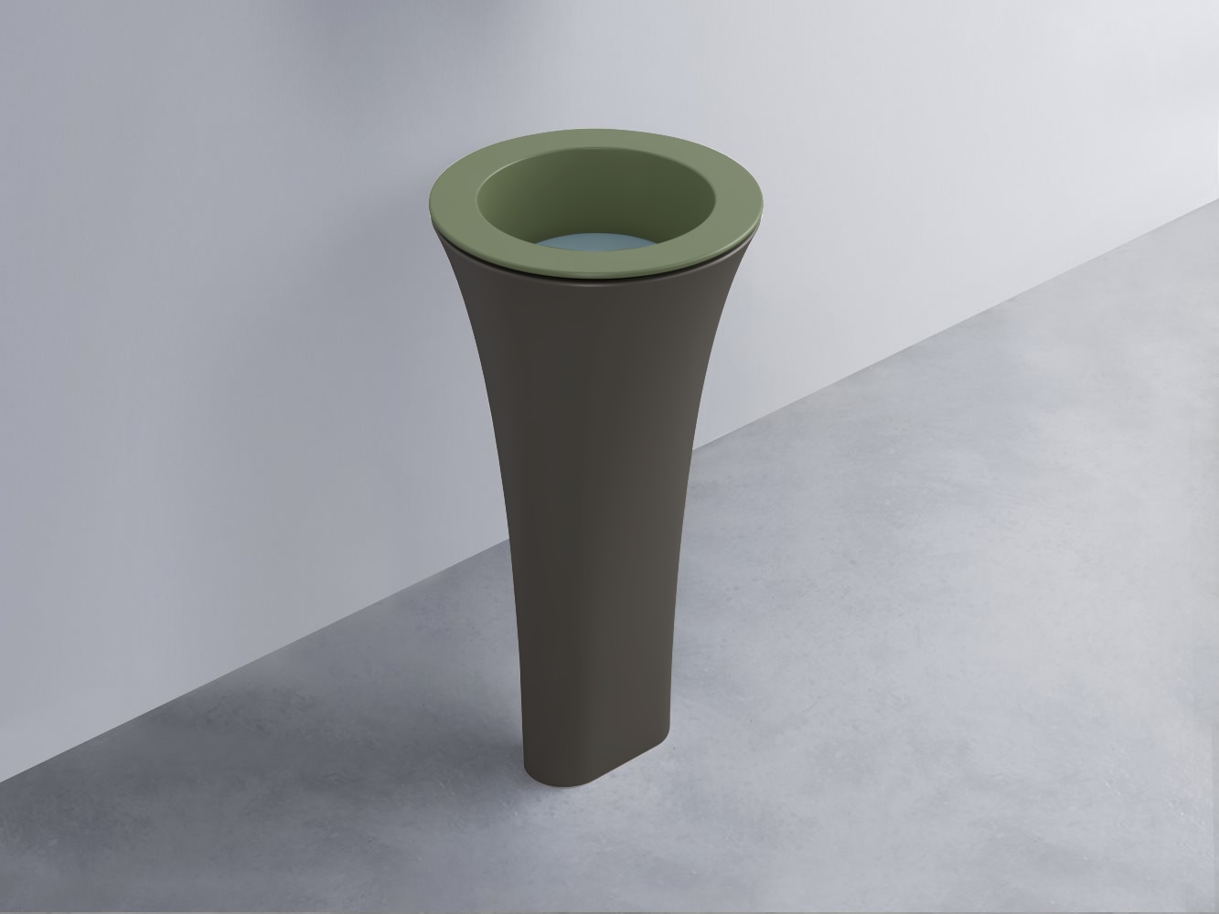 AMLA45-AG+AMPILT-PL+AMCOLT-FN Раковина Amedeo Tondo отдельностоящая cielo Enjoy + Amedeo Ceramica Cielo