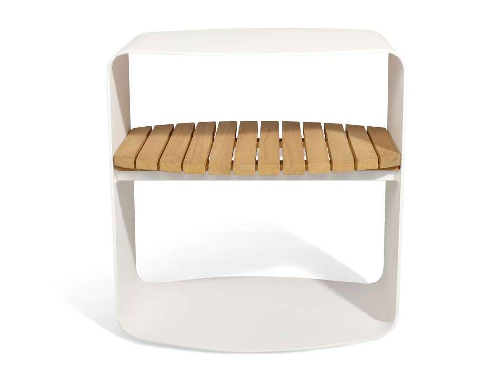 Высокий садовый столик из алюминия и ТИКа с журнальной стойкой Mindo Mindo 109 ARCH-00104018 - Вид №10