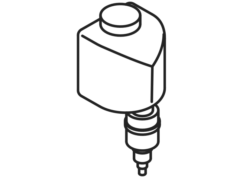 900.06.E03 Бак для мыла и распылительный насос HEWI System 900 - Вид №2